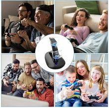 Carica l'immagine nel visualizzatore di Gallery, Base di ricarica doppia compatibile per controller dualschock PS4 con LED, Nero