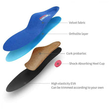 Carica l'immagine nel visualizzatore di Gallery, Valsole Solette Confort Ortopediche,su tutta la 44-45 EU (290mm), V107c-blu
