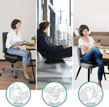 Carica l'immagine nel visualizzatore di Gallery, Cuscino Memory Foam per sedia a rotelle, Poltrona ufficio, Comodo ergonomico