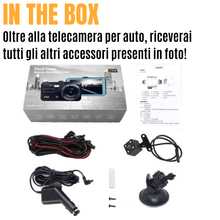 Carica l'immagine nel visualizzatore di Gallery, TELECAMERA AUTO FULL HD 1080P 4.0 DVR CAR DASH CAM CON VIDEO CAMERA RETROMARCIA