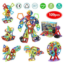 Carica l'immagine nel visualizzatore di Gallery, infinitoo Blocchi Costruzioni Magnetiche 109 Pezzi Puzzle 109Pezzi