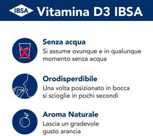 Carica l'immagine nel visualizzatore di Gallery, Vitamina D3 IBSA 2000 UI - 30 Film Orodispersibili