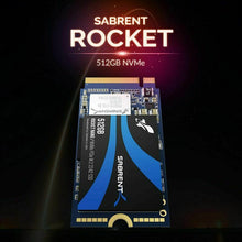 Carica l'immagine nel visualizzatore di Gallery, Sabrent SSD Interno PCIe NVMe M.2 2242 512GB Rocket Senza DRAM a Basso