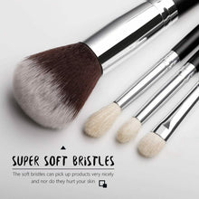 Carica l'immagine nel visualizzatore di Gallery, DUcare Pennelli Make Up Set 15Pcs Trucco Professionali 15pcs nero