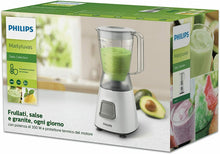 Carica l'immagine nel visualizzatore di Gallery, Frullatore elettrico da 350W e capacità di 1.25L Philips, Funzione Pulse, Bianco
