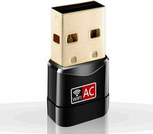 Carica l'immagine nel visualizzatore di Gallery, Mini Ricevitore USB WiFi, Dual Band 2.4 / 5GHz Adattatore di Rete Wireless 600mb