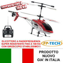 Carica l'immagine nel visualizzatore di Gallery, ELICOTTERO RADIOCOMANDATO 3.5 CANALI DRONE SUPER RESISTENTE CON GIROSCOPIO E LED