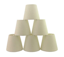 Carica l'immagine nel visualizzatore di Gallery, Doooitlight, set di 6 paralumi con morsetto per lampadario cristallo White