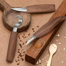 Carica l'immagine nel visualizzatore di Gallery, Set di Strumenti per Intaglio del Legno, Coltello da in Legno Kit 1