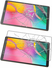 Carica l'immagine nel visualizzatore di Gallery, Cover a portafoglio compatibile per Samsung Galaxy Tab A 10.1 2019 T515 + Vetro