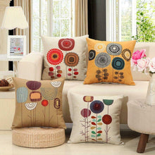 Carica l'immagine nel visualizzatore di Gallery, Gspirit federe cartone animato Fiori Modello 4 pack cuscini per divani 2