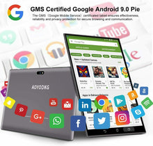 Carica l'immagine nel visualizzatore di Gallery, 4G Tablet 10 Pollici, con tastiera,Android 9.0 3GB RAM e 32GB ROM, Grigio