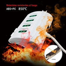 Carica l'immagine nel visualizzatore di Gallery, Extrastar Multipresa da Scrivania/Tavolo con 2 Presa 6 Prese -2 USB, Bianco