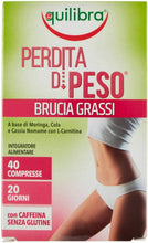 Carica l'immagine nel visualizzatore di Gallery, Equilibra Brucia Grassi, 40 Compresse, 60g