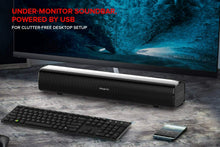 Carica l'immagine nel visualizzatore di Gallery, Creative Stage Air la Soundbar under-monitor per computer, portatile e...