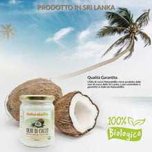 Carica l'immagine nel visualizzatore di Gallery, Olio di Cocco Biologico Extra Vergine 1000 ml. Crudo e Spremuto a Freddo....