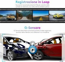 Carica l'immagine nel visualizzatore di Gallery, Dash Cam Specchietto ThiEYE Carview2 10" Touchscreen Telecamera per Auto...