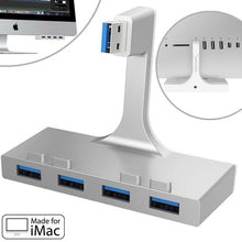 Carica l'immagine nel visualizzatore di Gallery, Hub USB 3.0 a 4 Porte per iMac, Design Slim e intelligente