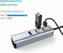 Carica l'immagine nel visualizzatore di Gallery, ABLEWE Hub USB C a Ethernet, 4 in 1 Tipo C a RJ45 Adattatore C 4 1