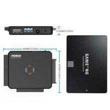 Carica l'immagine nel visualizzatore di Gallery, FIDECO USB 3.0 a IDE e SATA Converter Hard Drive Adattatore per 2,5" e...