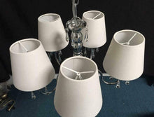 Carica l'immagine nel visualizzatore di Gallery, Doooitlight, set di 6 paralumi con morsetto per lampadario cristallo White