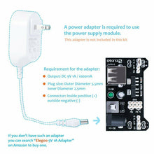 Carica l'immagine nel visualizzatore di Gallery, Elegoo Kit Elettronico con Breadboard di 830 Punti, Cavetti Modulo Alimentazione