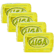 Carica l'immagine nel visualizzatore di Gallery, 4 PEZZI Panetto ALGA sapone ecologico 400gr sapone puro lavaggio multiuso casa