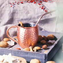 Carica l'immagine nel visualizzatore di Gallery, Navaris 4X Boccale per Moscow Mule in Rame - Set 4 Bicchieri da 500ml 4x