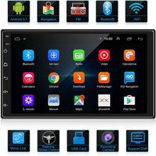 Carica l'immagine nel visualizzatore di Gallery, ANKEWAY Android 9.1 Car Radio GPS Navigation Autoradio Bluetooth/WiFi Car Stereo