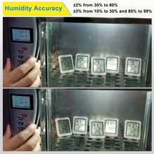 Carica l'immagine nel visualizzatore di Gallery, Termometro e Igrometro digitale, Misura Temperatura e Tassi di Umidità