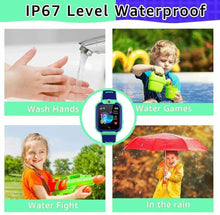 Carica l'immagine nel visualizzatore di Gallery, Winnes GPS Orologio Smartwatch per bambini, impermeabile, con verde