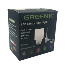 Carica l'immagine nel visualizzatore di Gallery, Greenic 2 Pezzi LED Luce Notturna da Presa con Sensore Crepuscolare...