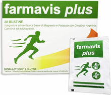 Carica l'immagine nel visualizzatore di Gallery, Farmac, MAGNESIO e POTASSIO, con CREATINA, ARGININA e CARNITINA, 20 bustine|...