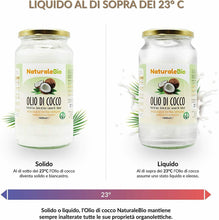 Carica l'immagine nel visualizzatore di Gallery, Olio di Cocco Biologico Extra Vergine 1000 ml. Crudo e Spremuto a Freddo....