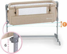 Carica l'immagine nel visualizzatore di Gallery, Kinderkraft Culla da Affiancare NESTE UP, Lettino Co-Sleeping, Regolabile,...