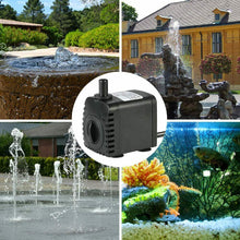 Carica l'immagine nel visualizzatore di Gallery, Ultra-silenzioso mini DC12V Micro Pompa Acqua sommergibile,fontane acquario