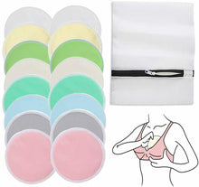 Carica l'immagine nel visualizzatore di Gallery, 16 x Coppette assorbilatte in bambù organico da 12 cm, Dischetti per seno donna