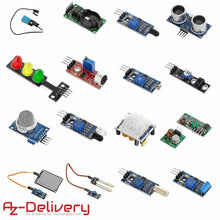 Carica l'immagine nel visualizzatore di Gallery, AZDelivery 3 x Kit 16 in 1 - di accessori per Raspberry Pi/Arduino con...