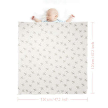Carica l'immagine nel visualizzatore di Gallery, Mussole neonato set da 4 - Momcozy copertina quadrotti cotone...