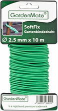Carica l'immagine nel visualizzatore di Gallery, GardenMate 1x Bobina Filo di Ferro da Giardinaggio Rivestito Gommato 1