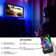 Carica l'immagine nel visualizzatore di Gallery, Striscia LED con controllo Bluetooth per illuminazione retro TV fino a 65" 3.5 m