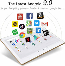 Carica l'immagine nel visualizzatore di Gallery, 4G LTE Tablet con Display 10" YOTOPT Android 9.0 PC 64 GB Bianco-64GB