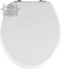 Carica l'immagine nel visualizzatore di Gallery, WENKO Sedile WC Prima bianco - per con cassetta a zaino, MDF, 37 x Bianco