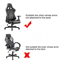 Carica l'immagine nel visualizzatore di Gallery, BTSKY Nero Elasticizzato Gaming Chair Covers Slipcovers – Sedia da Ufficio...