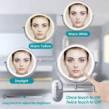 Carica l'immagine nel visualizzatore di Gallery, Auxmir Specchio Trucco con Ingrandimento 5X/1X (Batterie al litio)