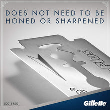 Carica l'immagine nel visualizzatore di Gallery, 50 x Lamette di ricambio per rasoio manuale di sicurezza, Gillette Platinum Plus