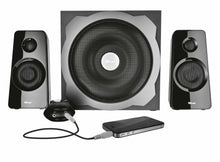Carica l'immagine nel visualizzatore di Gallery, Trust Tytan Set Altoparlanti 2.1 con Subwoofer, 120W di picco, nero