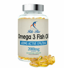 Carica l'immagine nel visualizzatore di Gallery, Omega 3 Olio di Pesce 2000mg 365 Gel Morbido Capsule da Rite-Flex Grassi Acidi