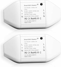Carica l'immagine nel visualizzatore di Gallery, 2 x Interruttore Smart Wi-Fi universale, Telecomando intelligente, Senza HUB