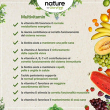 Carica l'immagine nel visualizzatore di Gallery, Integratore Multivitaminico, 180 Compresse, Ingredienti naturali, di Gloryfeel